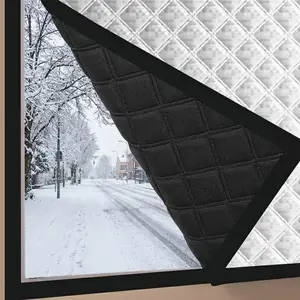 Thermal Winter Curtain, Thermal Insulated Curtain, Windproof Cold-Blocking Design to Boost Indoor Warmth