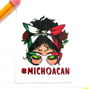 457- A Girl Michoacan Decal