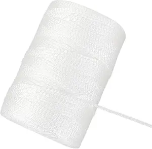 Mason line#18, 500 Ft Length String Line, Mason Line String, Construction String, White String, Twine String for Gardening, Braided Mason Line, Masonry String Lines, String LinesQuesear