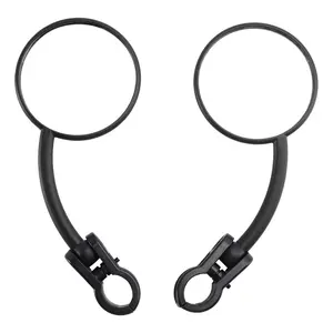 Universal Clamp On Side Mirrors Pair, Suitable for Motorcycle, Electric Bike, Bicycle, Scooter, ATV Off-road Vehicle
