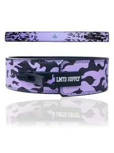 Anime Purple CursedM Lever Belt for Men - Fashion Accessory Belt