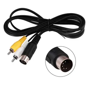 1 Root 1.8 Meter 6ft AV Audio Cable, High-Quality Sound Transmission, Durable Design, Ideal for Home Theater Systems, Reliable Connectivity