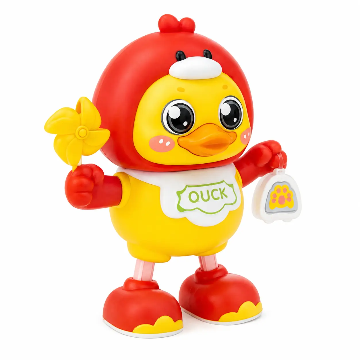ABS Plastic Unisex Interactive Floor Dancing Robot - 3-4 Years Baby Electric Toy with Music, Lights, Walking, Talking, Learning Features, Interactive Audio for Children Development, Kids Birthday Gift
