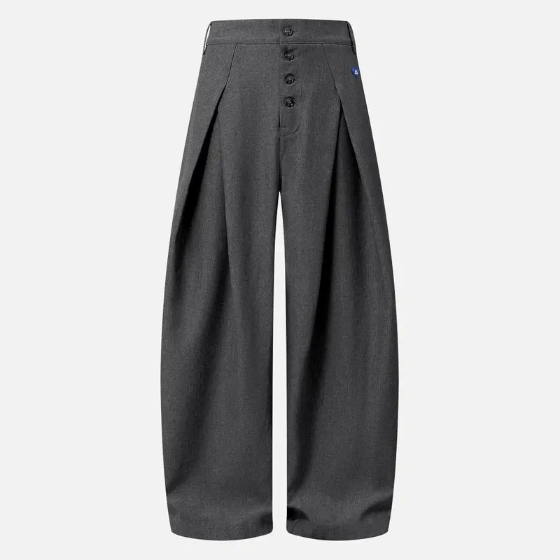 Aelfric Eden Pleated Wide Leg Work Pants High Waist Button Front Tailored Trousers Relaxed Fit Office Outfits Business Casual Pants for Women,sohochic