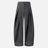 Aelfric Eden Pleated Wide Leg Work Pants High Waist Button Front Tailored Trousers Relaxed Fit Office Outfits Business Casual Pants for Women,sohochic