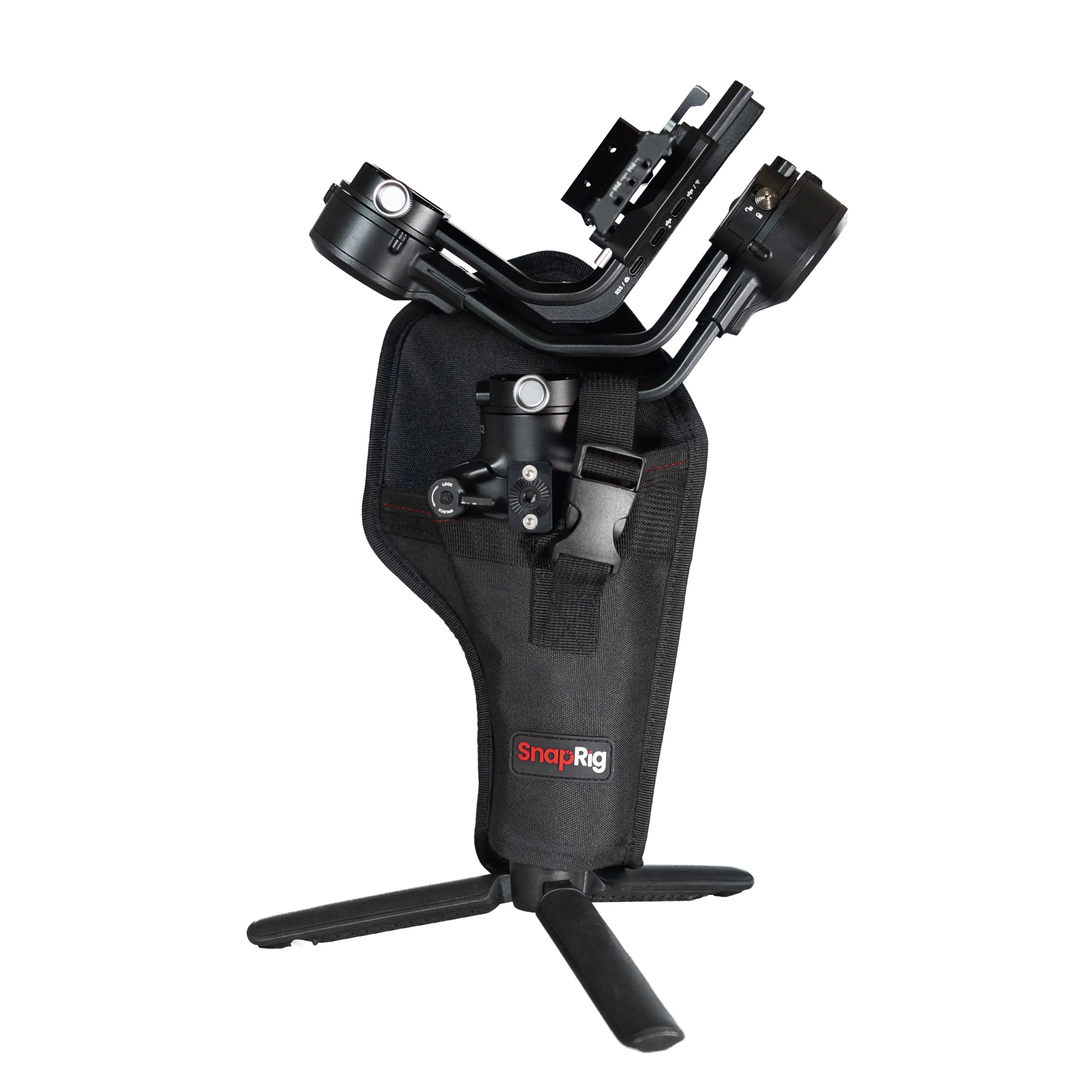 SnapRig Pro Gimbal Holster – Hands-Free Support for DJI & Zhiyun Gimbals