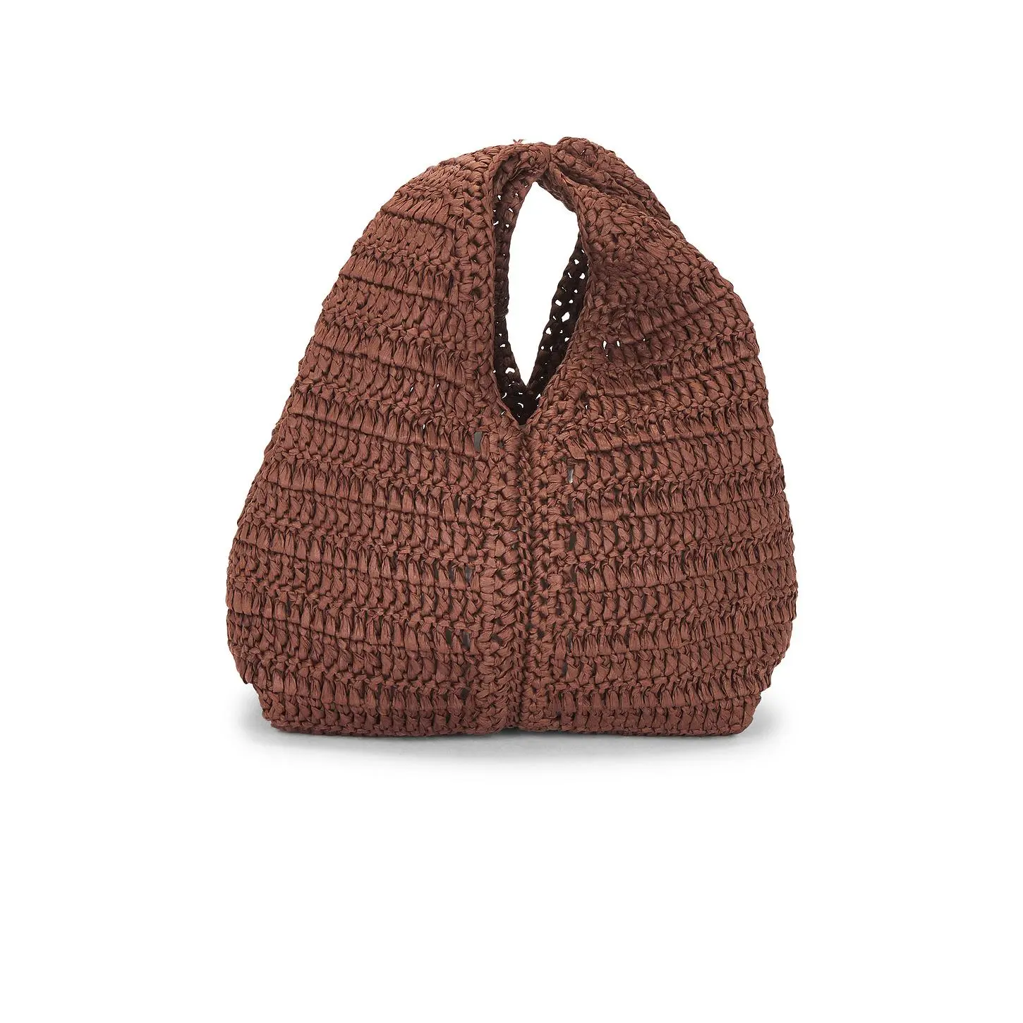 A.L.C. Simone Raffia Bag in Chocolate