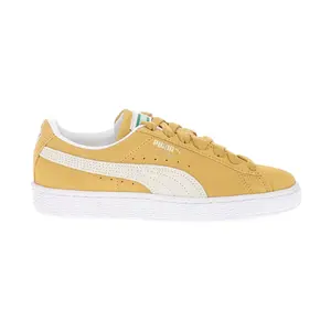 PUMA Womens Suede Classic Xxi Lace Up Sneakers Shoes Casual - Yellow