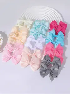 20pcs cute butterfly shape hair clips for children, fun, Lightweight and colorful hair accessories, all-season polyester bow hair clips, suitable for daily casual wear, festivals, party dress-ups, Perfect for events