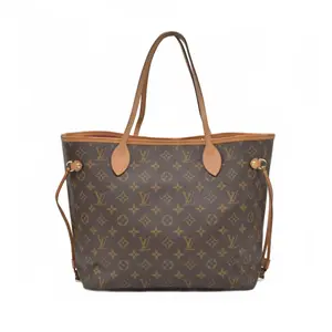 Pre-owned Louis Vuitton canvas Shoulder Bags $2170 Monogram Neo Neverfull MM Fuchsia AR0280