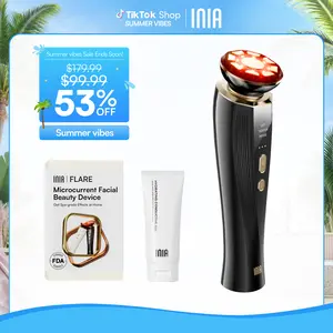 [New Color Drop] INIA FLARE All-in-One Facial Beauty Device, 3-in-1 Facial Massager Beauty Device for Face and Neck Skin Rejuvenation Lifting/ Tightening/ Infusing, Mother's Day Special Gift