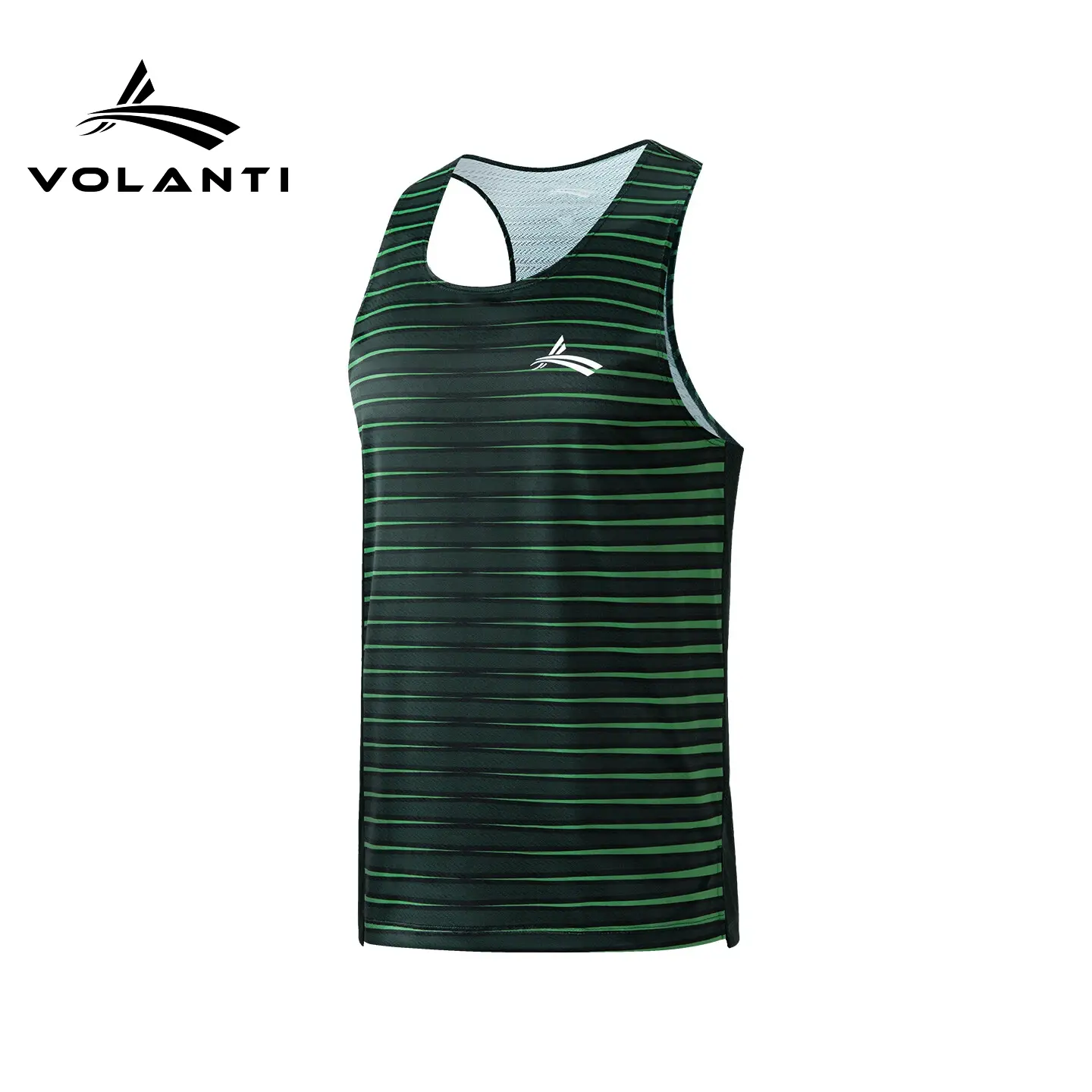 VOLANTI Men's Professional Track Field Racing Featherlight Vest - Breathable Knit, Rapid-Dry, Provincial Team Inspired for Marathon Runs, Road Running