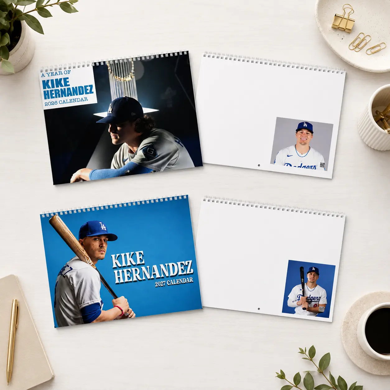 Kike Hernadezz 8 Baseball 2026/2027 Calendar, Must Have Baseball Kike 2027 Wall Calendar, Gameday 2027 Desktop Calendar, The Best Gift For Fans