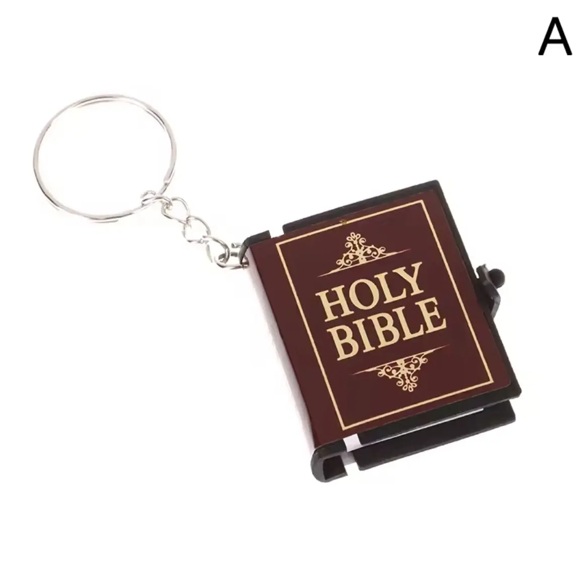Mini Bible Keychain, Fashion Accessory, Costume Jewelry Keychain for Daily Carry