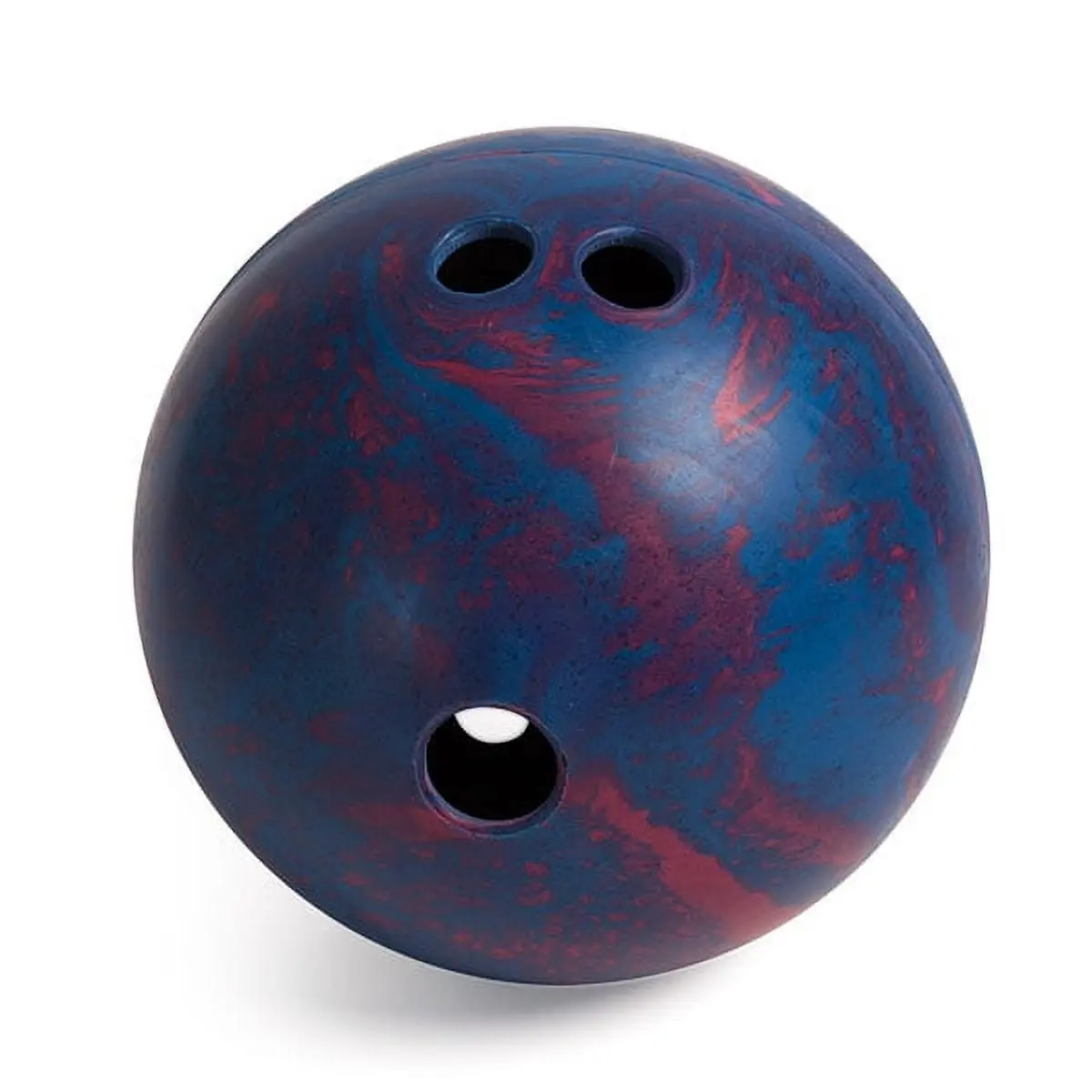 212 MAIN Lightweight 2.5 lbs Rubber Bowling Ball, Blue & Red, for Sports & Fitness Activities