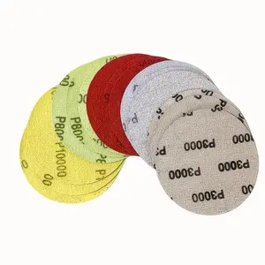 15pcs 5" 3000-10000 Hook And Loop Wet Dry Sanding Discs 3000 4000 5000 8000 10000 Grits Compatible With Random Orbital Sanders Sanding Grinders
