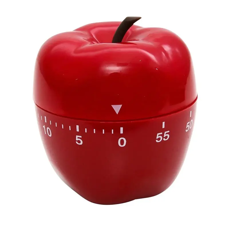 Baumgartens BAUM77042-3 Plastic Red Fruit-Shaped Cooking Timer - 3 Pieces