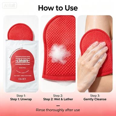 Magic Exfoliating Reusable Bath Mitt - Dead Skin Removal, Bubble Scrub, Bumpy Surface for Chicken Skin & Rough Texture, Deep Clean in Shower, Multiple Packs Option, Reusable Mitt