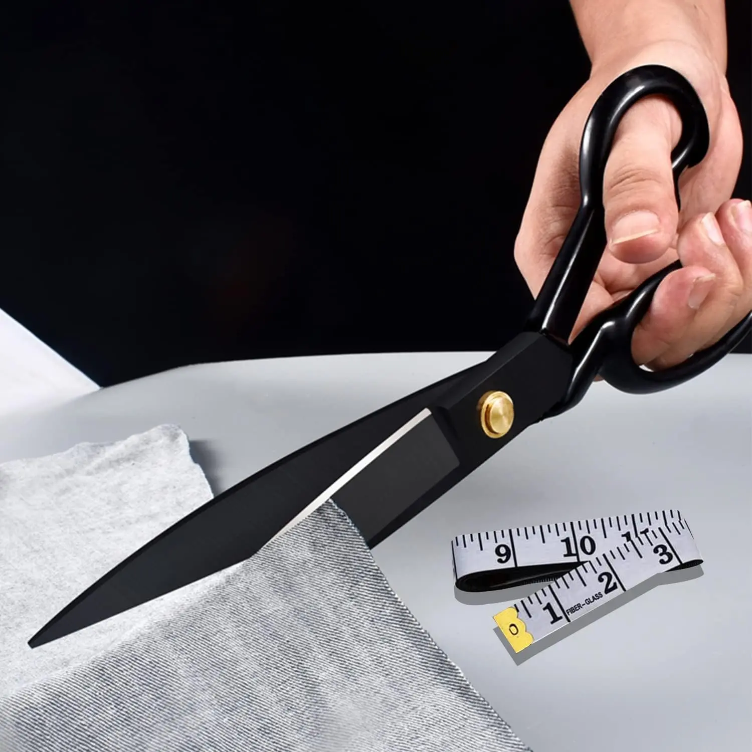 Fabric  Heavy Duty,   Purpose  For Office Craft Sewing Embroidery, Professional dressmakers Shears- 12 inch