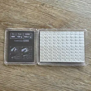 Valcambi 100x1g .999 Silver Combibar