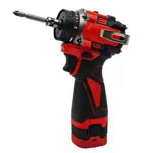 Home Multi-Function Cordless Drill Set, 16.8V Brushless Power Tool with Lithium-Ion Battery & Charger, Quick-Change Chuck, High Torque Electric Screwdriver, Variable Speed, Compact Design for Drilling & Mixing toolbox kit mini powertools