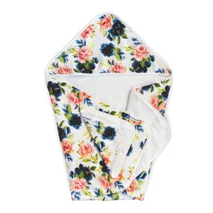 Hooded Baby Towel and Washcloth Set, Soft Organic Cotton Baby Bath Towel, Baby Towels with Hood – Perfect Baby Shower Gift