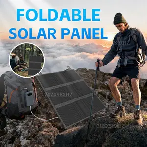 30W Portable Foldable Solar Panel Charger Cell Phone Foldable Suitable for outdoor travel, cell phone, tablet PC, hiking, camping, RV