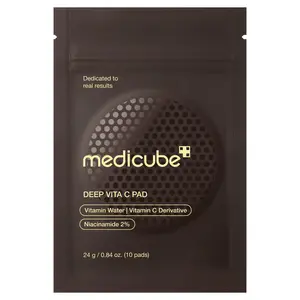 [LIVE Exclusive] [medicube] Deep Vita C Facial Pads 10pads I 500,000PPM of vitamin water & 3 types of vitamin