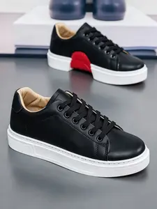 Men's four-season new soft-soled white sneakers, comfortable for long wear, versatile casual board shoes for daily commuting and office use, Trainer