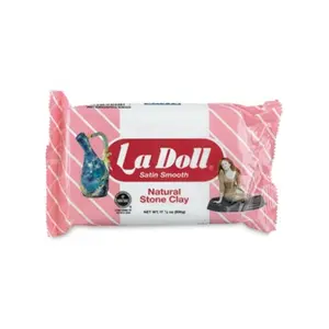 La Doll  Satin Smooth Natural Stone Clay 17.5 oz.