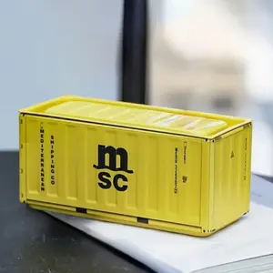 Creative Mini Iron Storage Box, 1 Count Mini Desk Storage Box, Desk Organizer for Home and Office, Office Stationery & Supplies, Desk Organizer Tidy