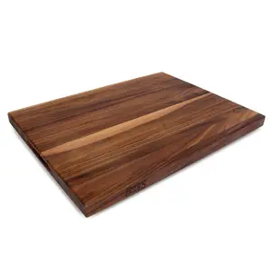 John Boos Walnut Wood Edge Grain Reversible Cutting Board, 24 x 18 x 1.5 Inches Chopping Fruit