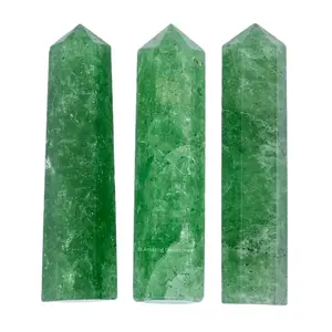 Natural Green Strawberry Quartz Crystal Towers natural crystal crystal tower