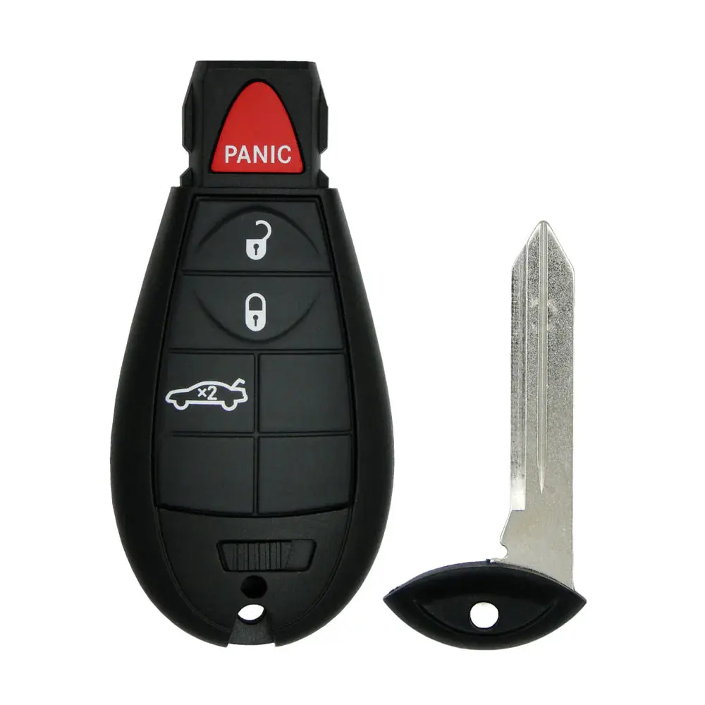 Car Key Accessory for 2012-2016 Dodge Dart, 4-Button Remote Fobik Shell Key Fob Cover Compatible with FCC# M3N32297100, Y171