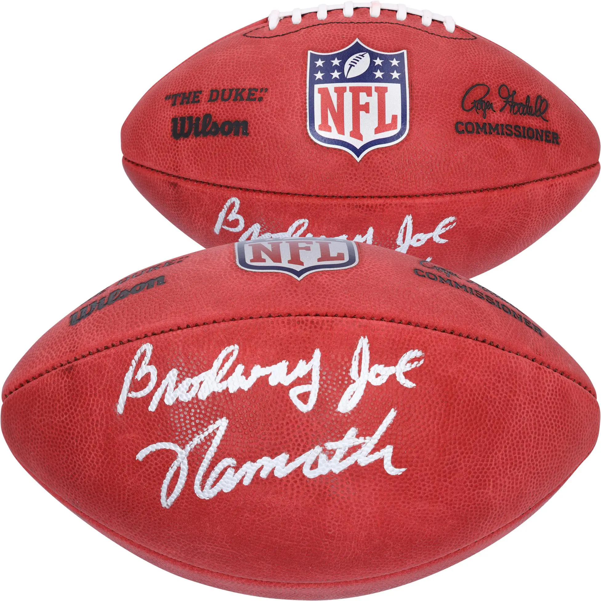 Joe Namath New York Jets Autographed Duke Full Color Football with "Broadway" Inscription - Fanatics Authentic Certified