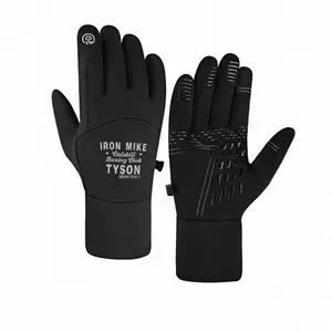 1 pair with Iron Mike Tyson Boxing Club LogoDwinter gloves thermal gloves Touch Screen Flexible Design Hiking unisex sports gloves Cozy holiday gifts Premium Quality