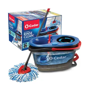 Mop and Bucket Set with 2-Tank System – Fresh Water Cleaning, 99% Bacteria Gone