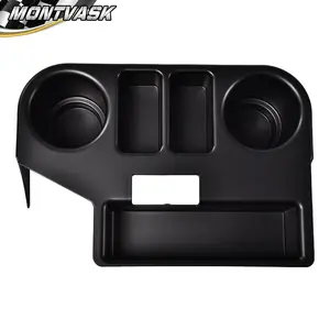 CROSSDESIGN Center Console Cup Holder insert Fit For 1994-97 Dodge Ram 1500 2500 3500 Black