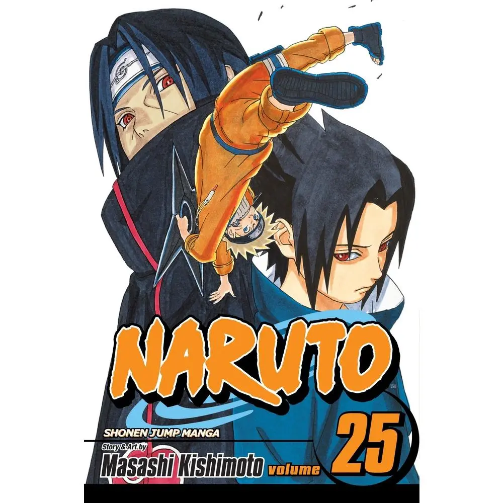 USED Book - Naruto, Vol. 25: Brothers by Kishimoto, Masashi (Paperback) - english