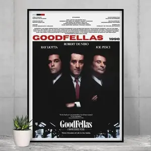 GoodFellas Poster, Wall Prints, Wall Art, Home Decor, Movie, Film, Cinema, Tv Series, 4K, High Quality, Full HD, Gift