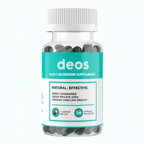 3XX Body Deodorizer Natural Effective Fresh Underarms & Private Area Supplement 30 Capsules Per Bottle with Natural Ingredients Body Deodorizer Natural Effective Fresh Underarms & Private Area Supplement 30 Capsules Per Bottle with Natural Ingredients