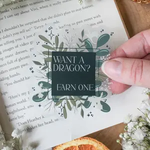 Want a Dragon? Earn One Fourth Wing Sticker | Officially Licensed Bookish Merch