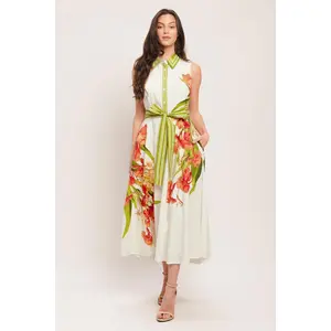 SPRING HEIRLOOM WOVEN MIDI DRESS