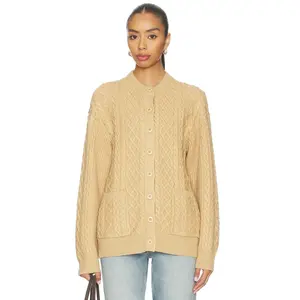 Lovers and Friends Barbetta Cable Cardigan in Camel Lovers and Friends Barbetta Cable Cardigan in Camel