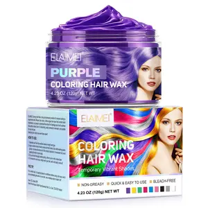 Hair Color Mud, 1 Box Temporary Hair Dyeing Cream, Non-greasy Quick & Easy To Use Hair Coloring Mud, Color Wax for Men, Women, Kids