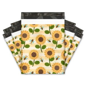 Sunflower 10x13 premium poly mailer - set of 10