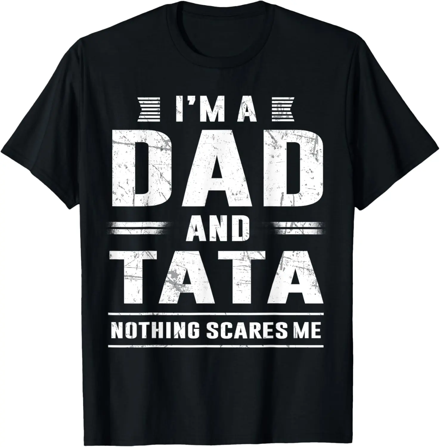 Cotton(pure) Dad and Tata Funny Father's Day Gift for Grandpa Men T-Shirt