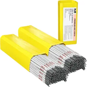 E6010 1/8in Premium Arc Stick Electrodes 14in Welding Rod 10-Pound Box, 2PK