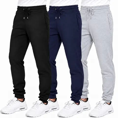 3-Pack Men's Slim Fit Fleece Lined Joggers (Sizes - S to 3XL)