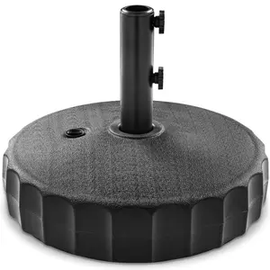 Best Choice Products Fillable Plastic Patio Umbrella Base Stand, Pole Holder w/ Adjustment Knob, Fluted Style Best Choice Products Fillable Plastic Patio Umbrella Base Stand, Pole Holder w/ Adjustment Knob, Fluted Style